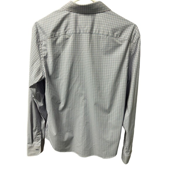 UNTUCKIT Men’s Blue Pink Check‎ Long  Sleeve Button Down Shirt Sz Med EUC - Picture 2 of 4